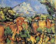 Paul Cezanne Mont Sainte-Victoire Seen from the Quarry at Bibemus china oil painting artist